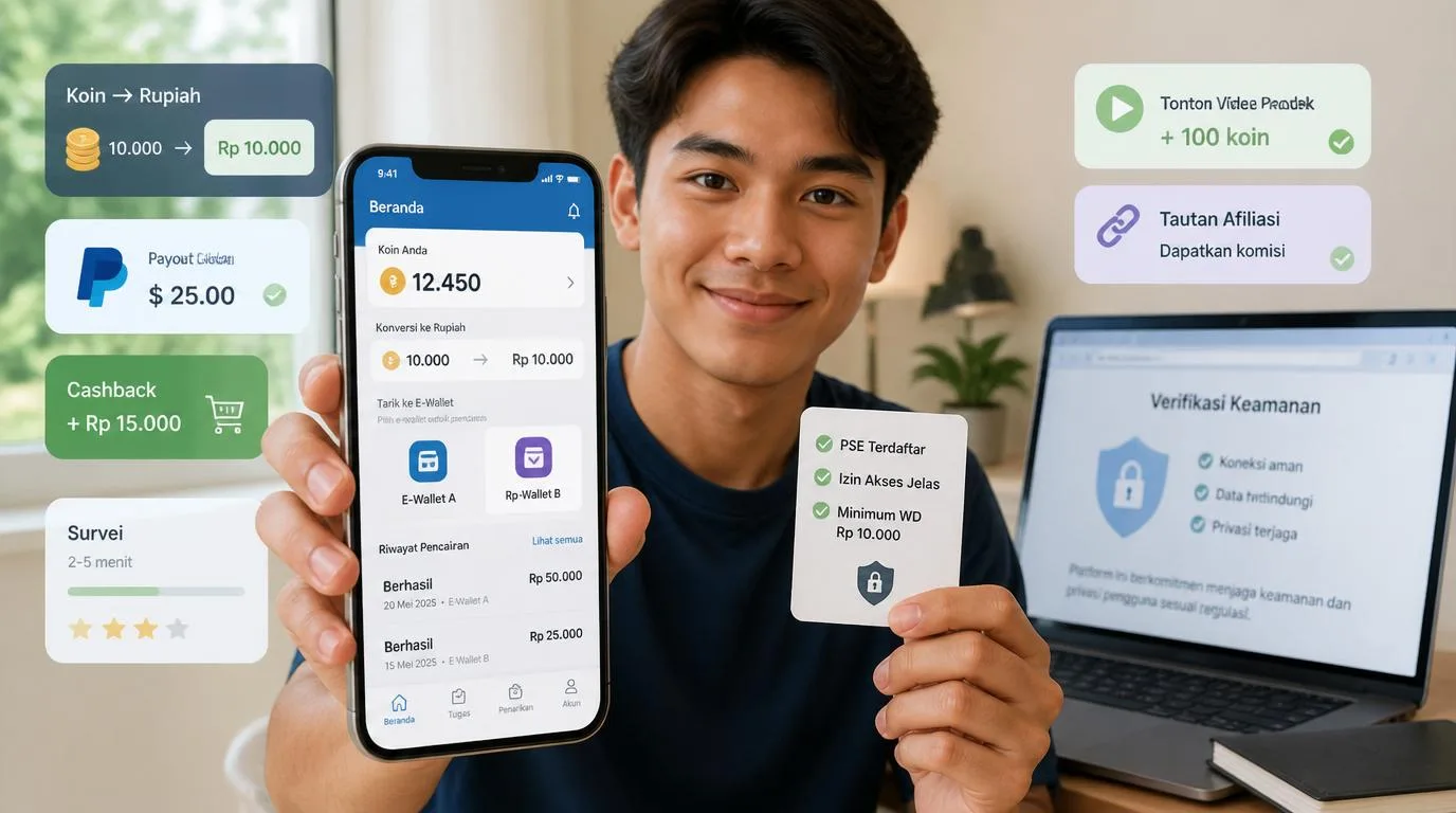 10 Aplikasi Penghasil Uang Terpercaya yang Terbukti Membayar