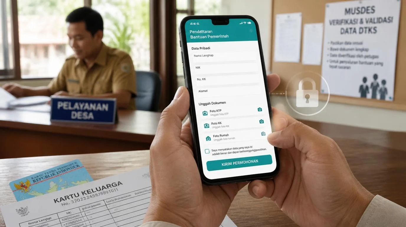 Cara Daftar DTKS Online Lewat HP Agar Bisa Dapat Bansos 2026