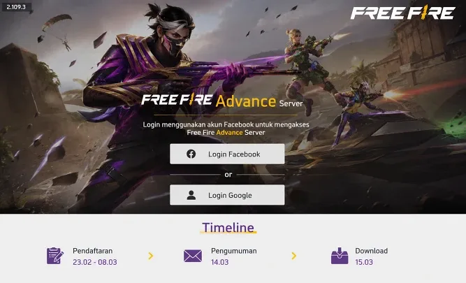 Syarat Masuk FF Advance Server