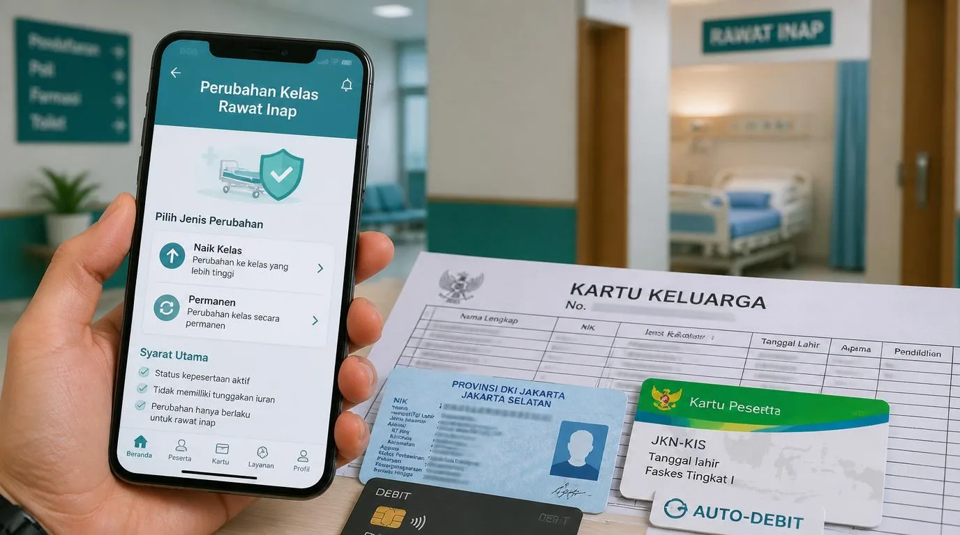 Syarat Naik Kelas BPJS 2026: Aturan 1 KK, Permanen vs Rawat Inap