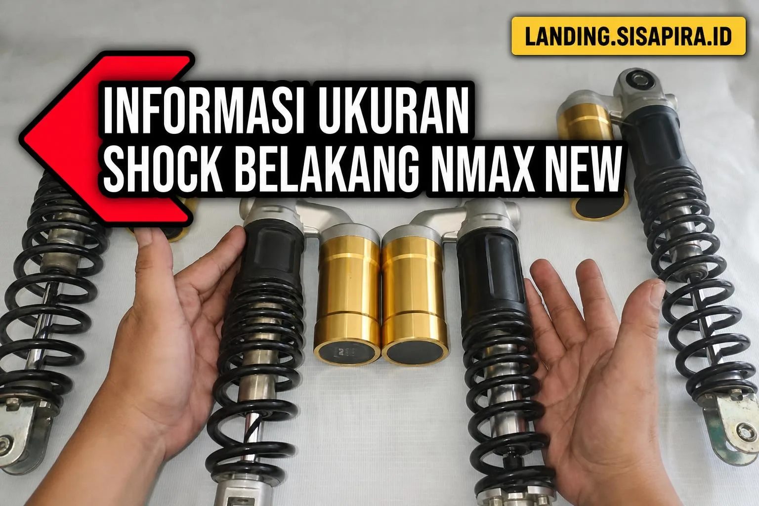 Ukuran Shock Belakang NMAX New