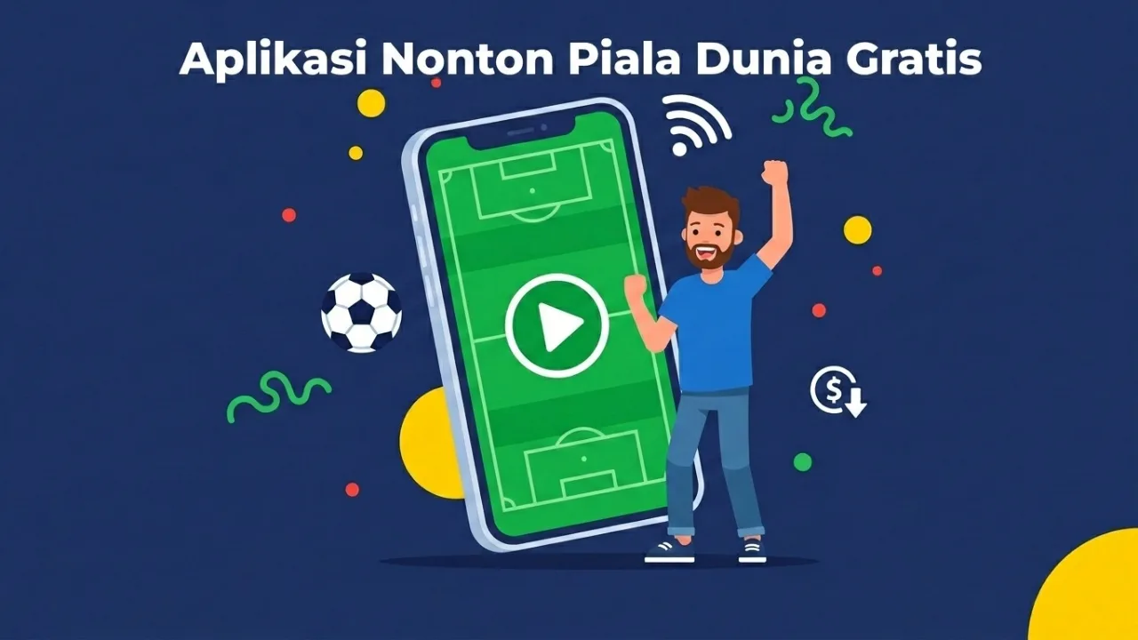 4 Aplikasi Nonton Piala Dunia Gratis dan Legal di HP 2026